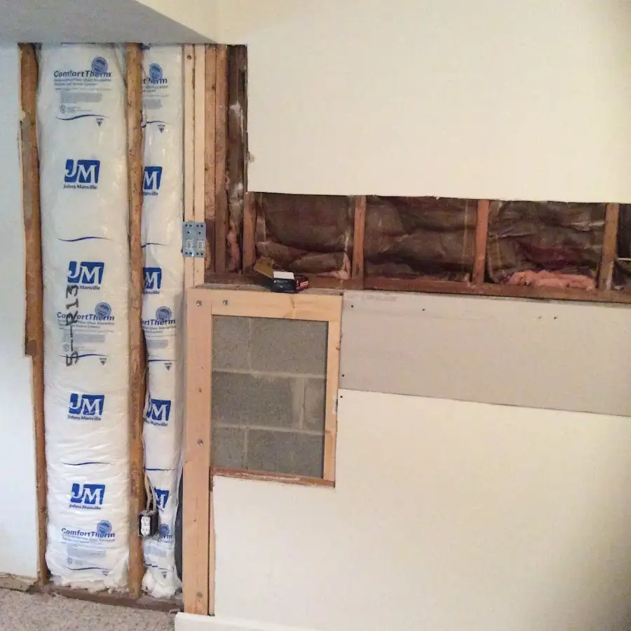 Wall insulation replacement during Contents Cleaning & Restoration in Cave Creek